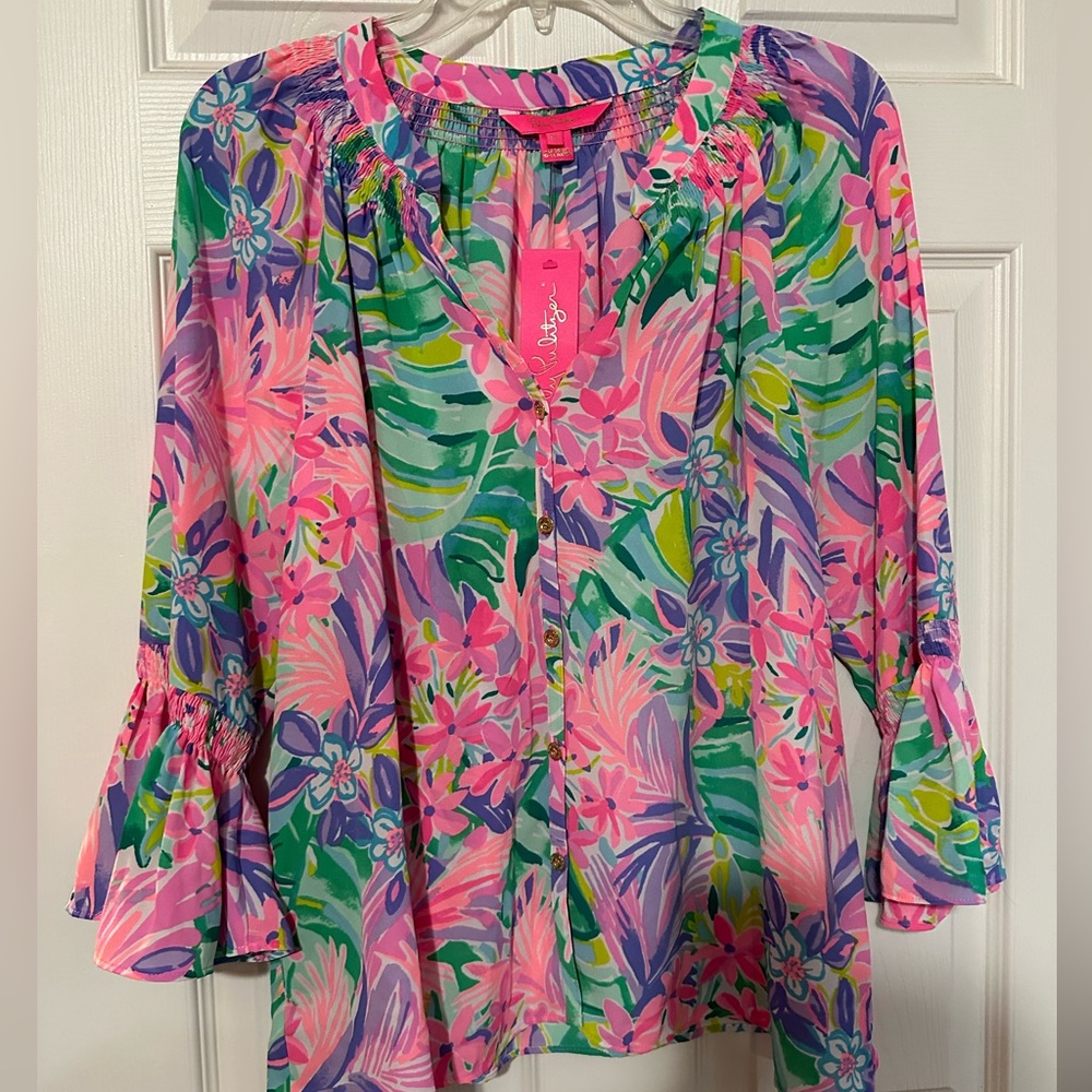 Lilly Pulitzer silk top